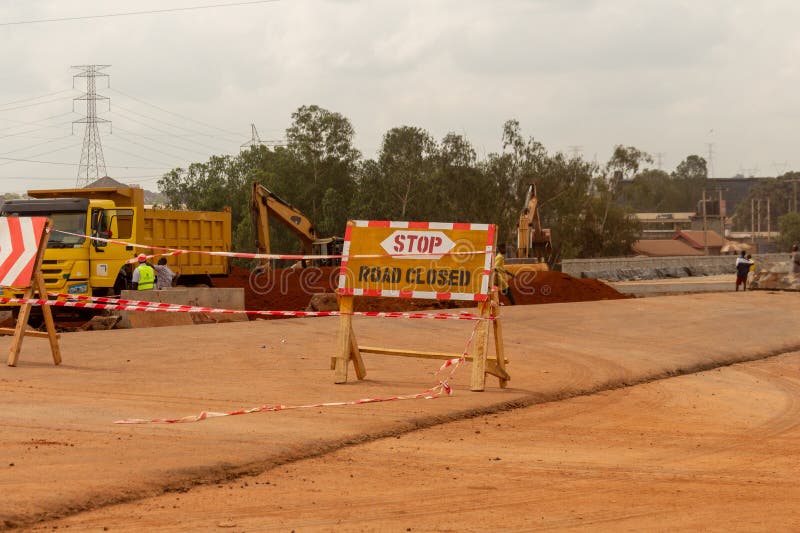 Закрытый знак Enugu Nigeria 09 марта 2025 стоковое фото rf