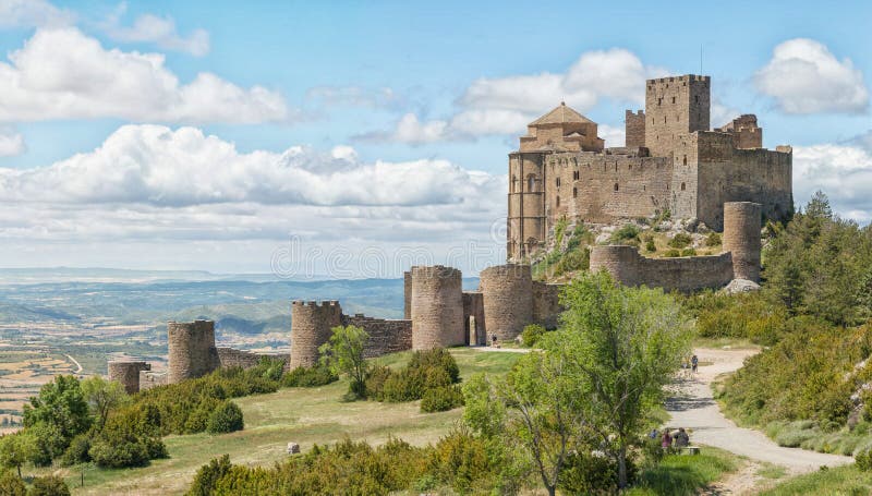 Замок Castillo de Loarre Loarre в Испании стоковое изображение Замок Castillo de Loarre Loarre в Испании стоковое изображение