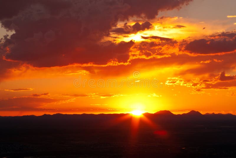 Западный Техас Sunset-1 стоковая фотография rf Западный Техас Sunset-1 стоковая фотография rf