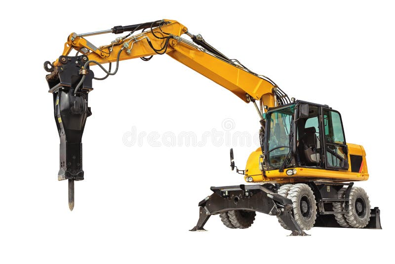 Затяжелитель Backhoe или бульдозер - экскаватор с isola пути клиппирования стоковые фотографии rf Затяжелитель Backhoe или бульдозер - экскаватор с isola пути клиппирования стоковые фотографии rf