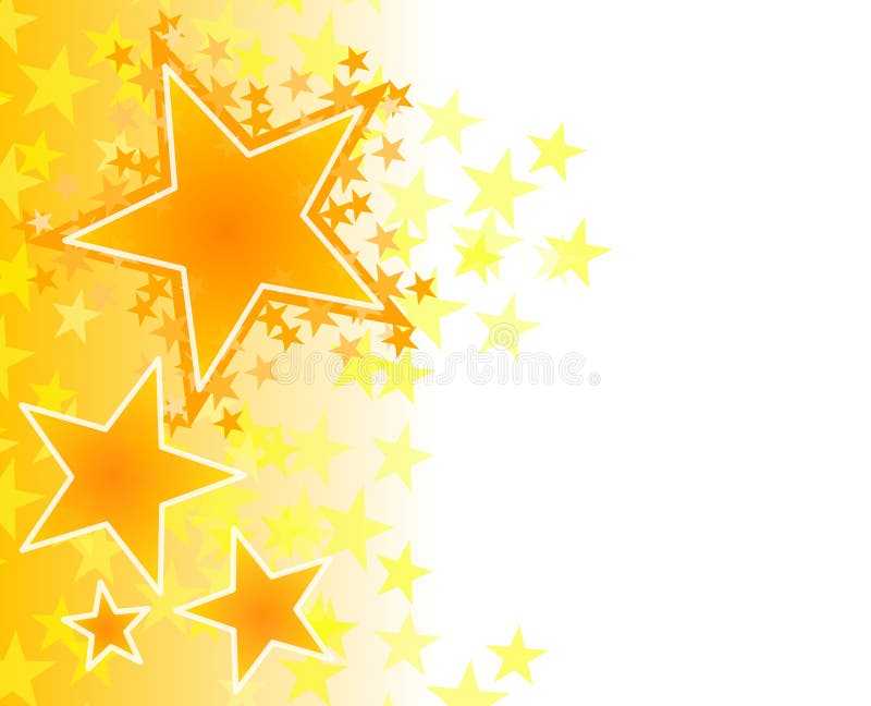 A background illustration featuring gold stars casually arranged fading into white. A background illustration featuring gold stars casually arranged fading into white