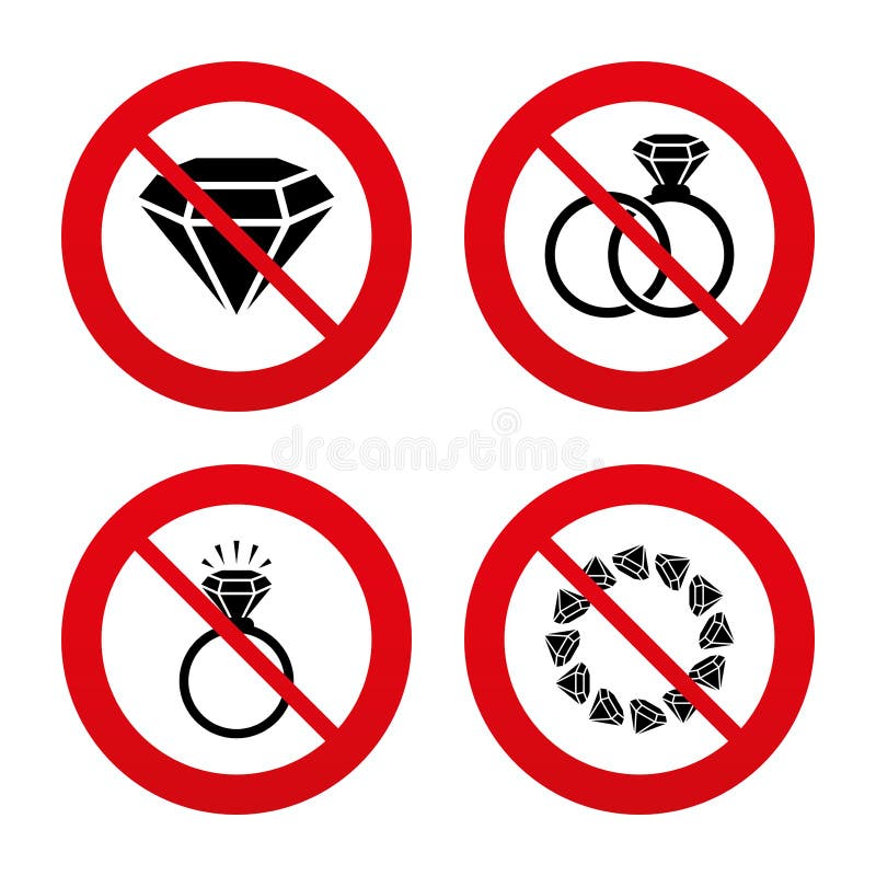 Звенит значки Ювелирные изделия с знаками диаманта Иллюстрация вектора ...
