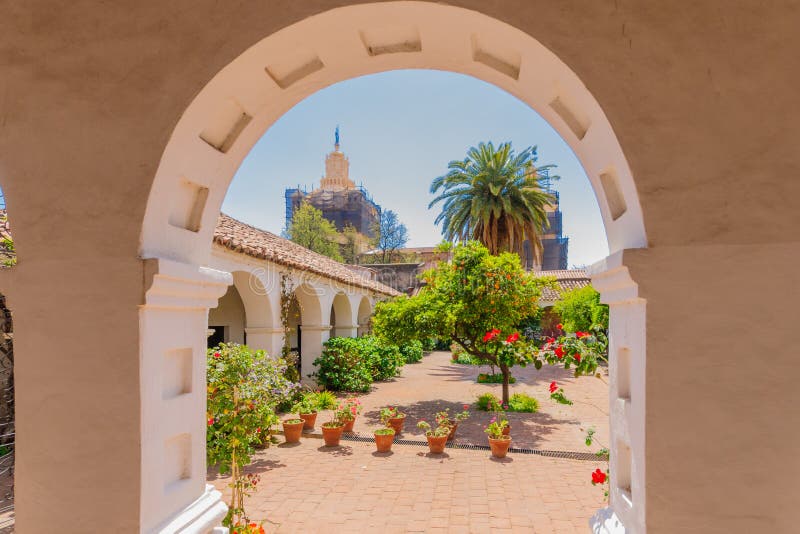 Здания миссионера иезуита, в Cordoba стоковое фото rf