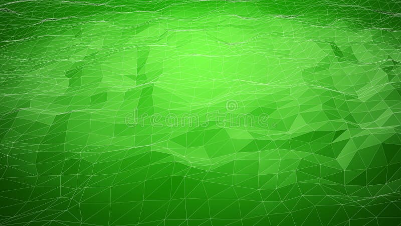 Зеленая абстрактная полигональная предпосылка с линиями wireframe стоковые изображения rf Зеленая абстрактная полигональная предпосылка с линиями wireframe стоковые изображения rf