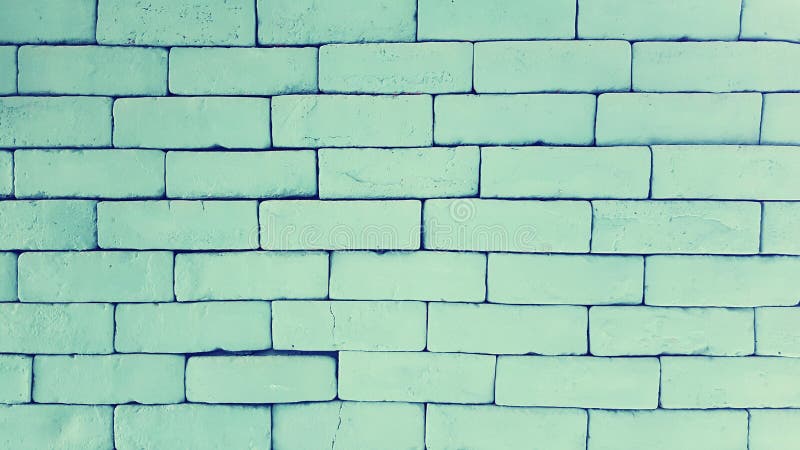Зеленая кирпичная стена для фона в винтажном тоне. Картина обоев кирпичной каменные стоковое фото
