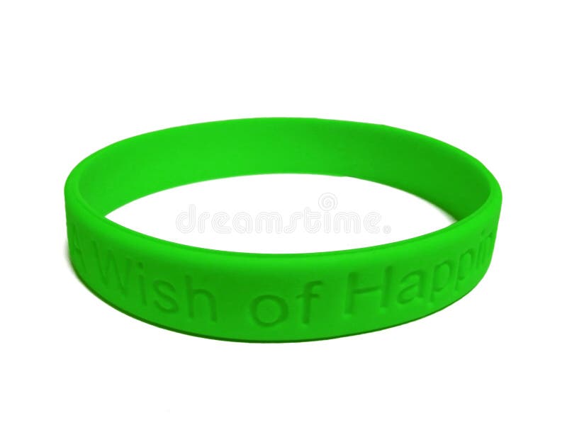зеленый wristband силикона стоковые фото зеленый wristband силикона стоковые фото