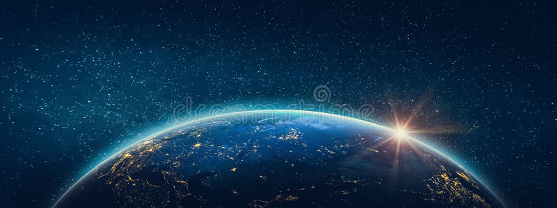 Земля планеты - Россия Элементы этого изображения поставленные NASA иллюстрация вектора