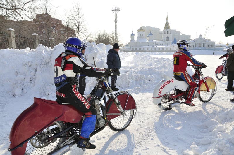зима скоростной дороги samara России чемпионата стоковые изображения rf зима скоростной дороги samara России чемпионата стоковые изображения rf