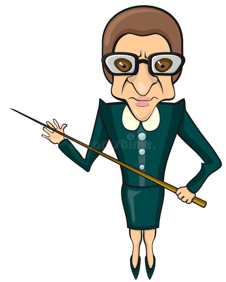 Lehrerin Mopse Cartoon Ficksahne