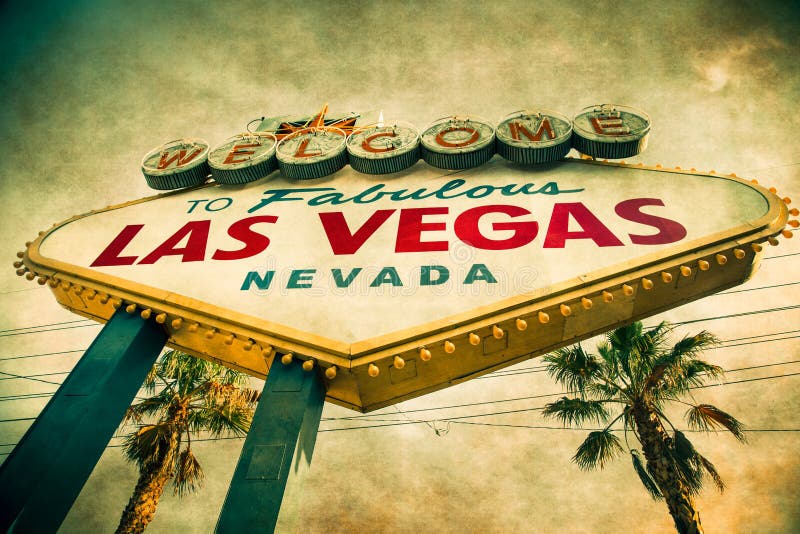 знак vegas las стоковое фото