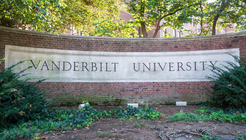 Знак университета Vanderbilt стоковые изображения Знак университета Vanderbilt стоковые изображения