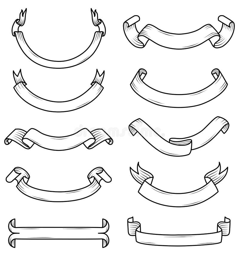 знамена установили иллюстрация вектора. иллюстрации насчитывающей ...