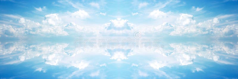 Beautiful banner/ header of blue sky and clouds. Beautiful banner/ header of blue sky and clouds