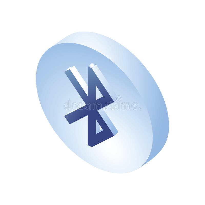 Значок Bluetooth равновеликий знак 3D равновеликий Bluetooth Созданный для черни, сеть, оформление, продукты печати, применение иллюстрация штока Значок Bluetooth равновеликий знак 3D равновеликий Bluetooth Созданный для черни, сеть, оформление, продукты печати, применение иллюстрация штока