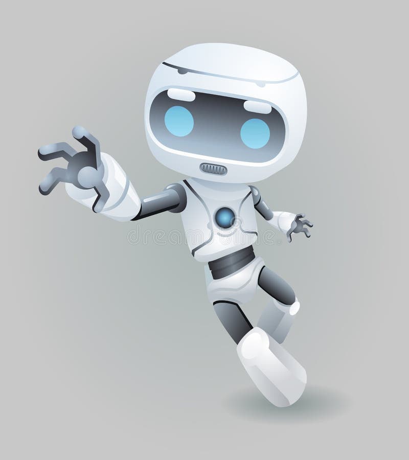 Значок 3d научной фантастики технологии нововведения робота талисмана руки самосхвата сопротивления повышения будущий милый мален иллюстрация вектора Значок 3d научной фантастики технологии нововведения робота талисмана руки самосхвата сопротивления повышения будущий милый мален иллюстрация вектора