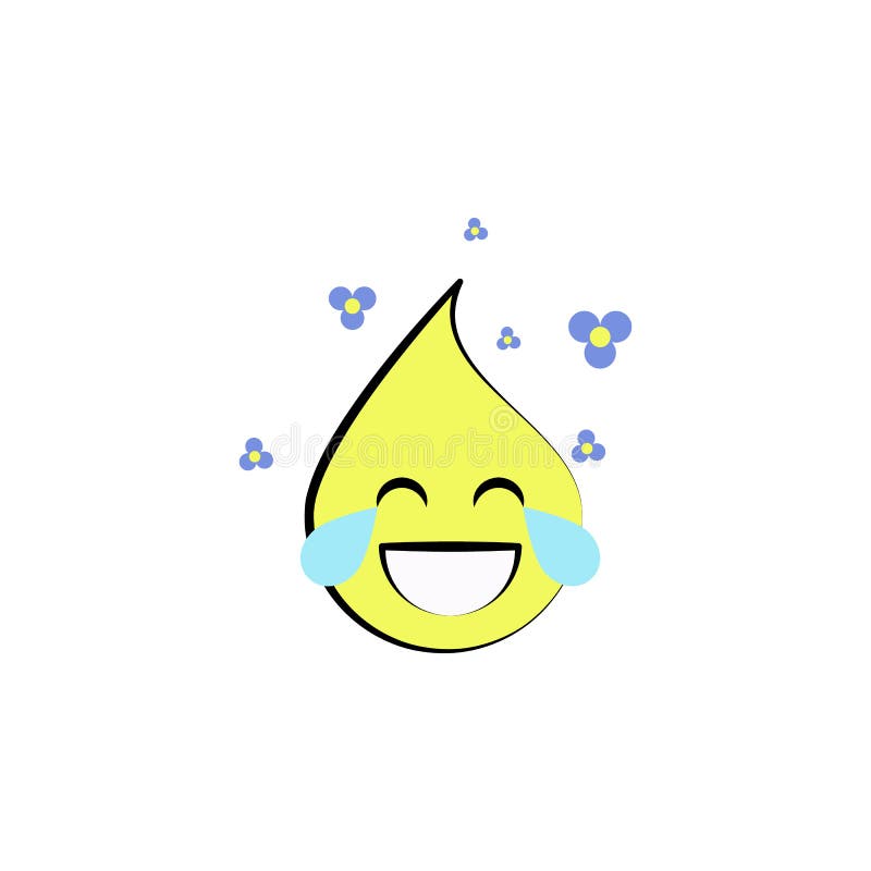 Значок emoji веселый. Элемент цветного иконок emoji для мобильных приложений и сети. Значок emoji мультфильма веселый можно исполь иллюстрация штока