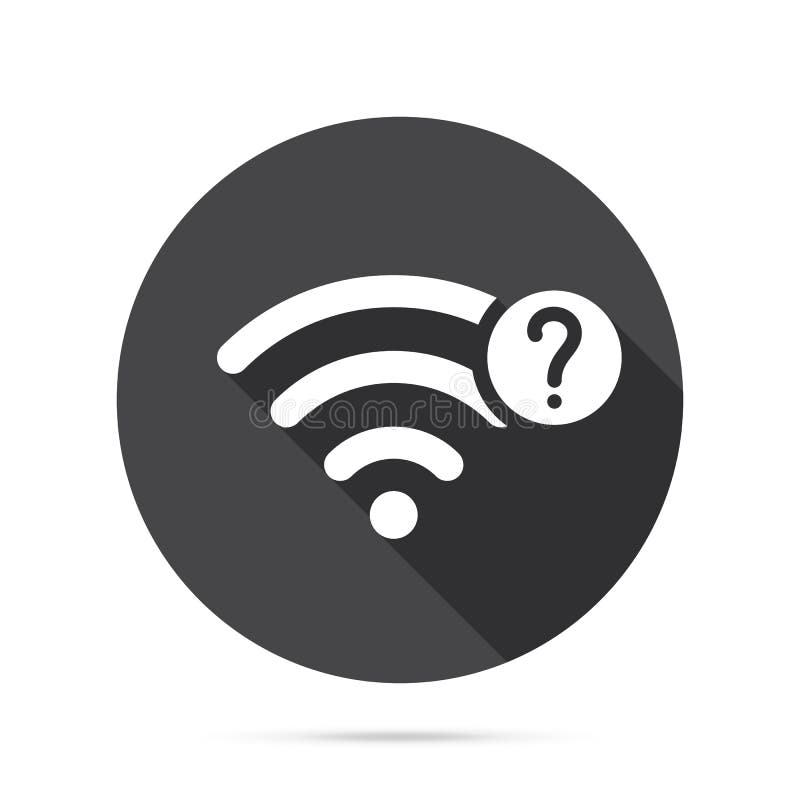 Значок Wifi с вопросительным знаком Значок и помощь Wifi, как к, информация, концепция запроса бесплатная иллюстрация Значок Wifi с вопросительным знаком Значок и помощь Wifi, как к, информация, концепция запроса бесплатная иллюстрация