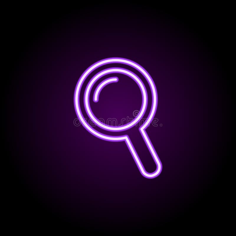Значок «экранная неон. Отель набора элементов. Простой значок для графических данных приложения веб-дизайна веб-узлов для мобильны иллюстрация штока