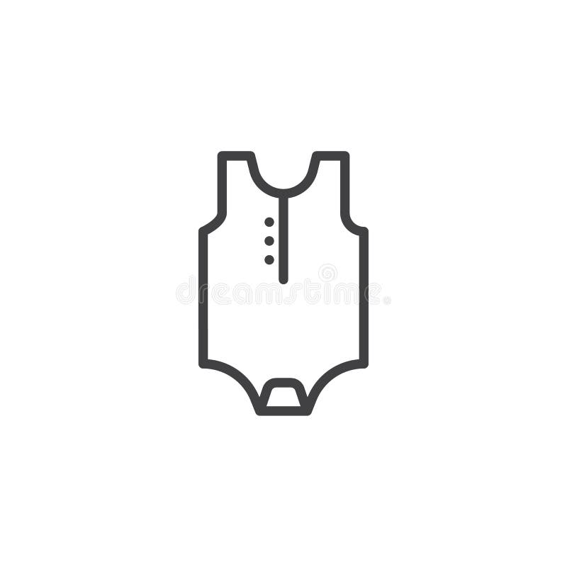 Значок бельевой веревки bodysuit младенца бесплатная иллюстрация