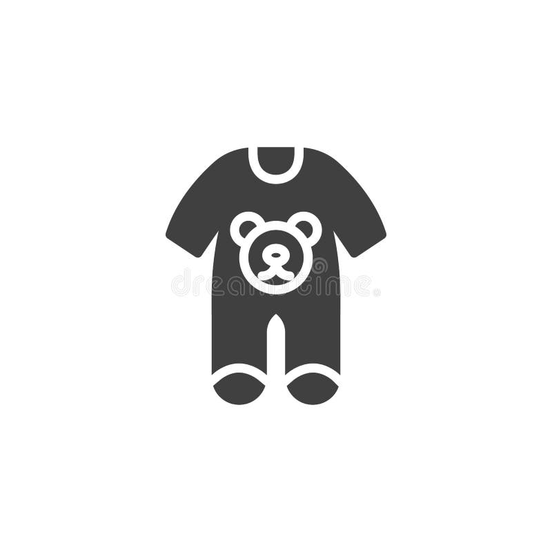 Значок вектор bodysuit одежды ребенка бесплатная иллюстрация
