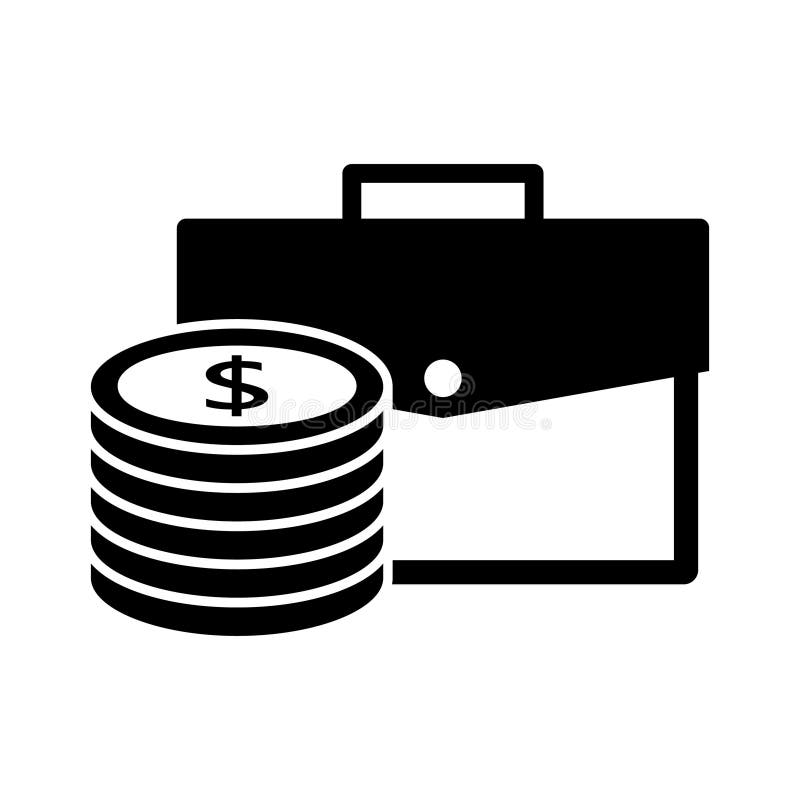 Значок вектор портфель бизнеса плоский, кто легко может изменить или редактировать иллюстрация штока