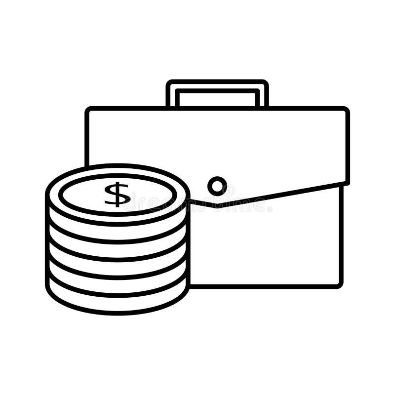 Значок вектор портфель бизнеса плоский, кто легко может изменить или редактировать бесплатная иллюстрация
