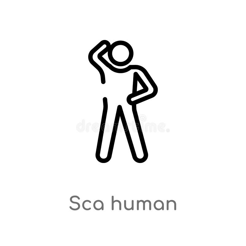 значок вектора sca плана человеческий изолированная черная простая линия иллюстрация элемента от концепции чувств editable sca хо бесплатная иллюстрация значок вектора sca плана человеческий изолированная черная простая линия иллюстрация элемента от концепции чувств editable sca хо бесплатная иллюстрация
