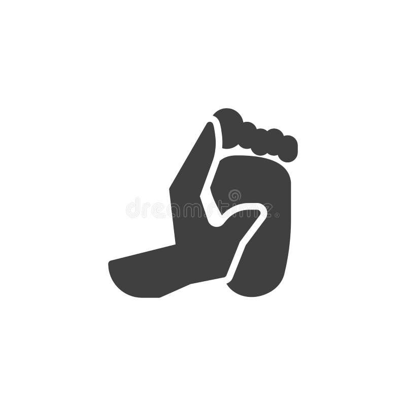 Значок вектора массажа Feet иллюстрация штока