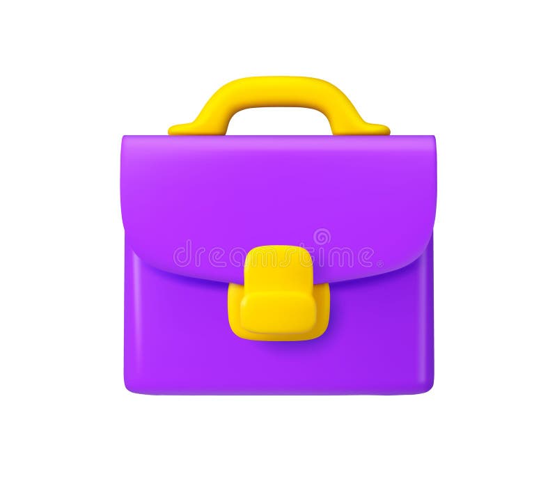 значок вектора портфеля иллюстрация вектора