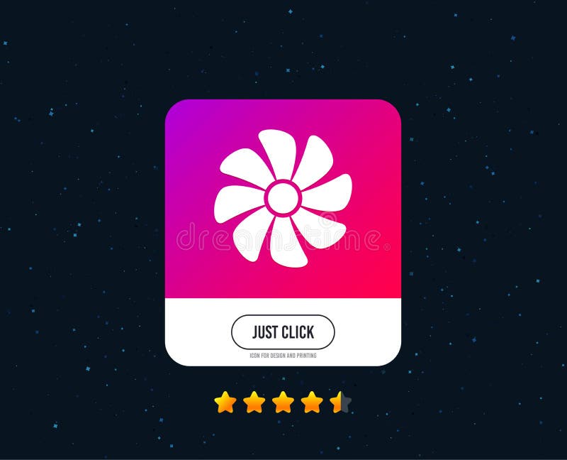 Значок знака вентиляции Символ вентилятора вектор Иллюстрация вектора ...