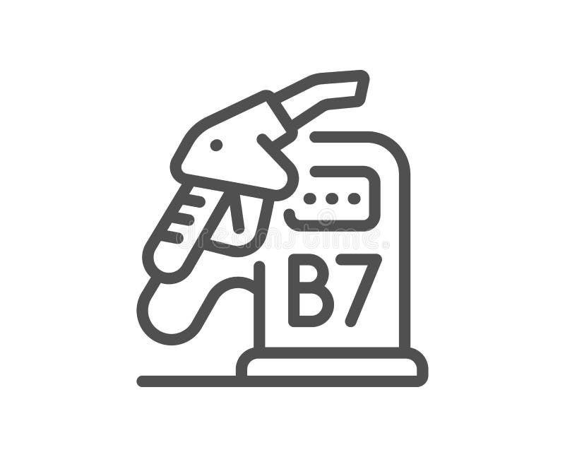 значок линии электростанций. знак станции заполнения. вектор иллюстрация штока