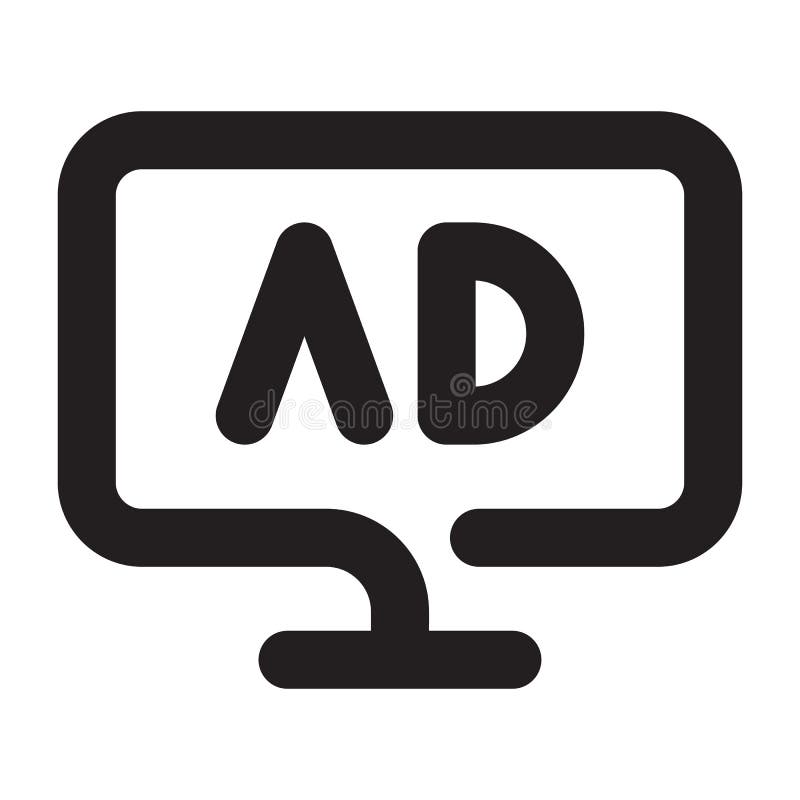 значок панели. векторная иллюстрация ad block или рекламной концепции бесплатная иллюстрация