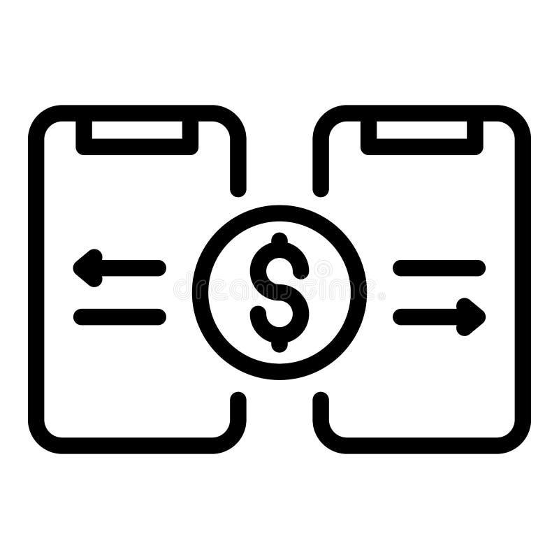 значок перевода денег смартфона, стиль структуры иллюстрация штока значок перевода денег смартфона, стиль структуры иллюстрация штока