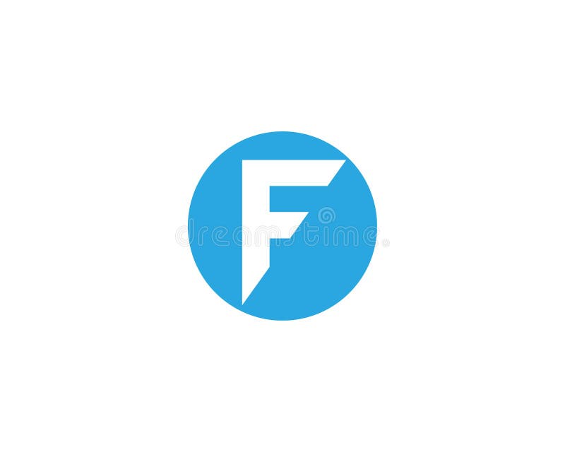 Значок письма f иллюстрация штока Значок письма f иллюстрация штока
