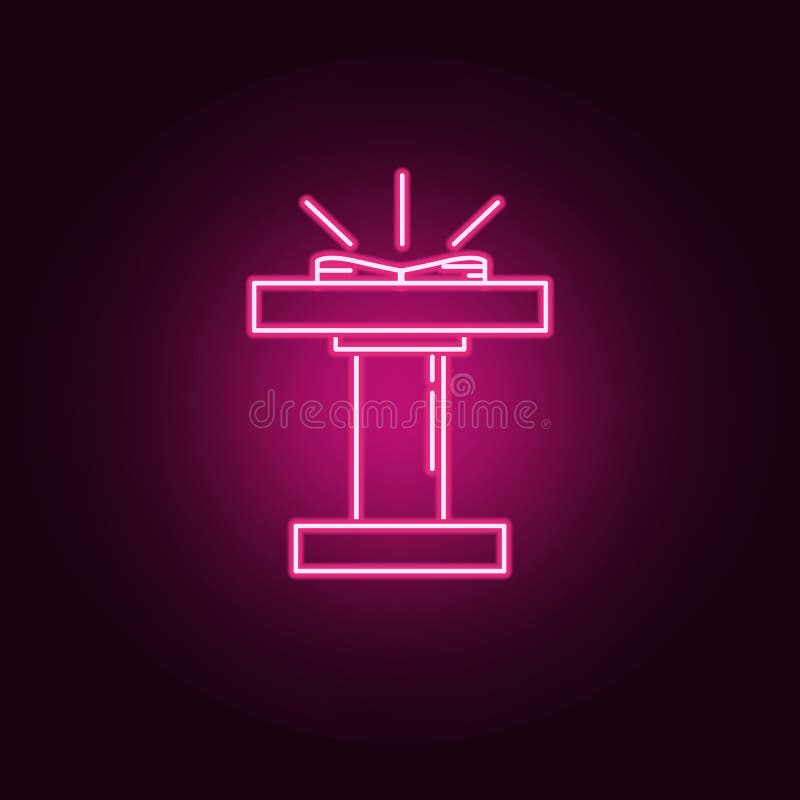 значок платформы церков неоновый Элементы набора вероисповедания r бесплатная иллюстрация значок платформы церков неоновый Элементы набора вероисповедания r бесплатная иллюстрация