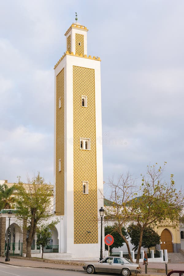Золотые мечеть и минарет, Tetouan, Марокко стоковые фото Золотые мечеть и минарет, Tetouan, Марокко стоковые фото