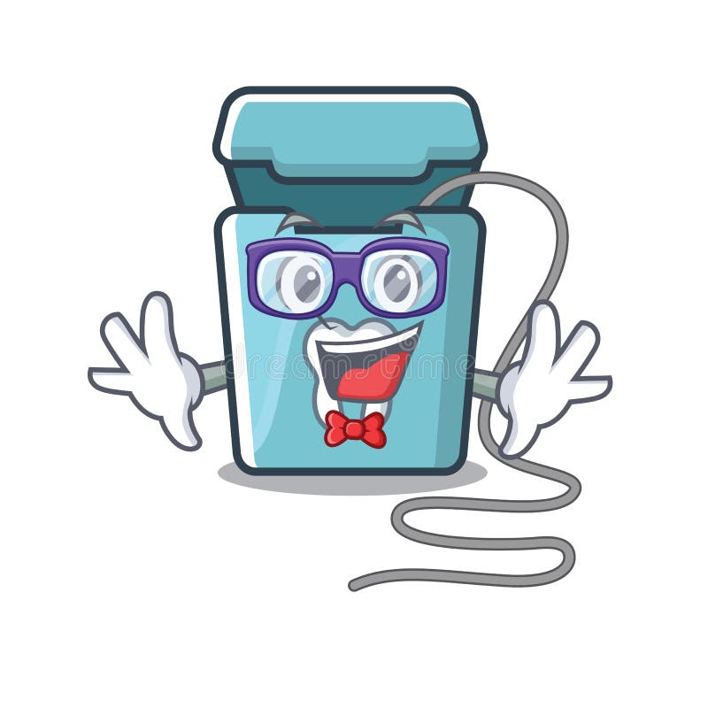 Зубочистка идиота зубоврачебная в форме мультфильма иллюстрация вектора
