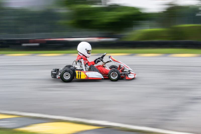 Идут спорт гонок kart стоковое фото rf Идут спорт гонок kart стоковое фото rf