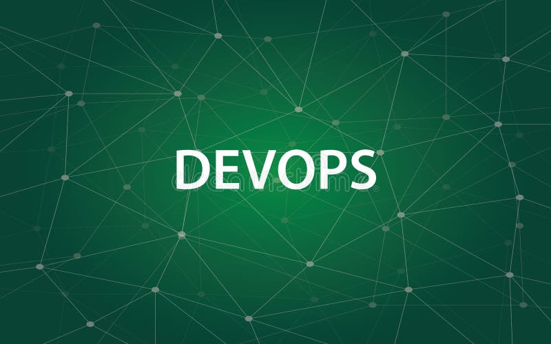 Иллюстрация tetx Devops белая с зеленой картой созвездия как предпосылка иллюстрация штока Иллюстрация tetx Devops белая с зеленой картой созвездия как предпосылка иллюстрация штока