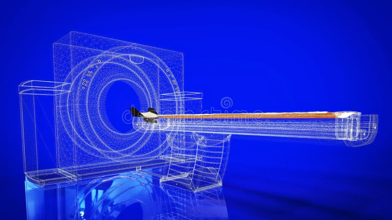 Иллюстрация блока развертки 3d компьютера томографическая иллюстрация штока Иллюстрация блока развертки 3d компьютера томографическая иллюстрация штока