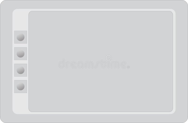 Иллюстрация вектора таблетки чертежа цифров бесплатная иллюстрация