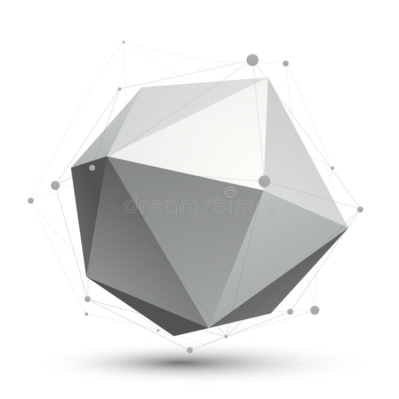 иллюстрация техника конспекта вектора 3D, unus перспективы геометрическое иллюстрация вектора иллюстрация техника конспекта вектора 3D, unus перспективы геометрическое иллюстрация вектора