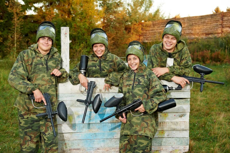 игрок paintball девушки стоковое изображение rf игрок paintball девушки стоковое изображение rf