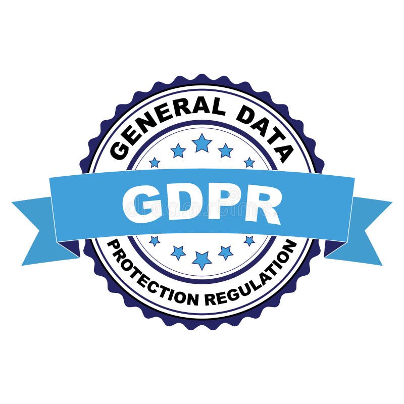Избитая фраза с концепцией GDPR бесплатная иллюстрация
