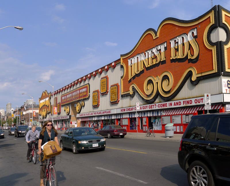 Honest Ed's discount department store is a unique Toronto shopping experience with a historic show business theme, as its proprietor is also a theater owner. Honest Ed's discount department store is a unique Toronto shopping experience with a historic show business theme, as its proprietor is also a theater owner.
