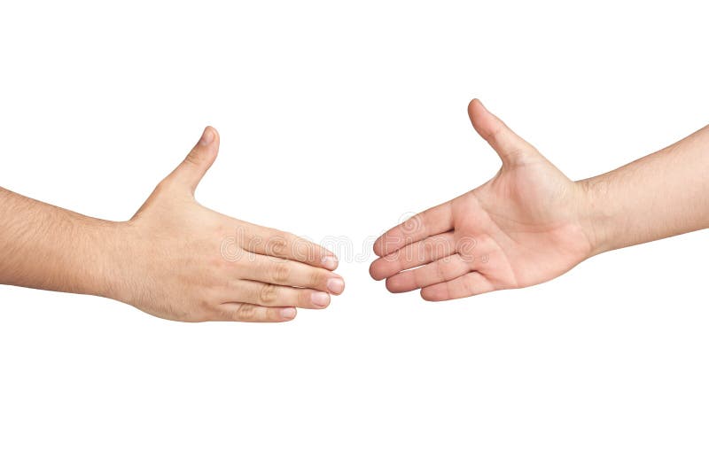 Изолированные руки Handshaking мужские стоковое фото rf Изолированные руки Handshaking мужские стоковое фото rf