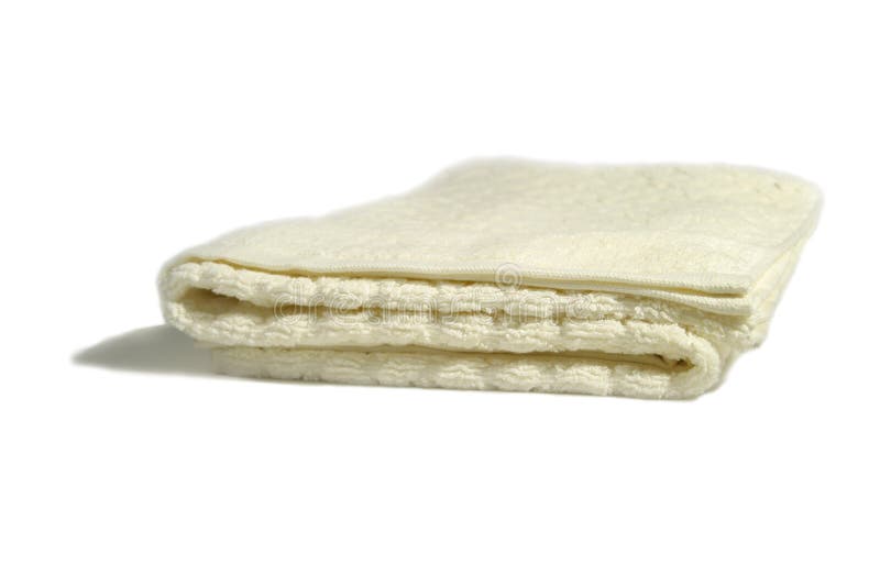 Towel isolated on white with clipping path. Towel isolated on white with clipping path