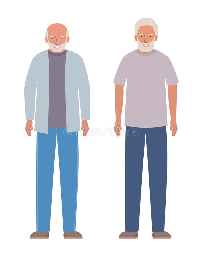 Grandfathers design, Elder old person grandparents family senior and people theme Vector illustration. Grandfathers design, Elder old person grandparents family senior and people theme Vector illustration