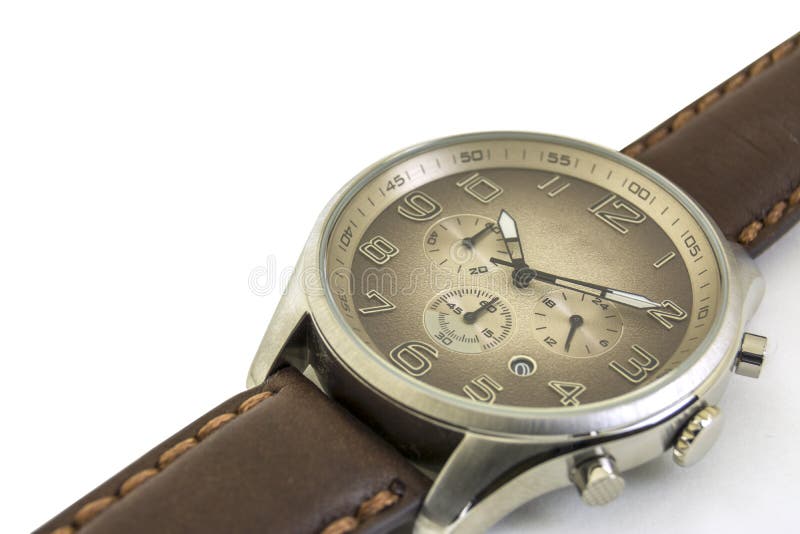 изолировано конец вверх Вахты ` s людей на белой предпосылке clockwise стоковое изображение rf изолировано конец вверх Вахты ` s людей на белой предпосылке clockwise стоковое изображение rf