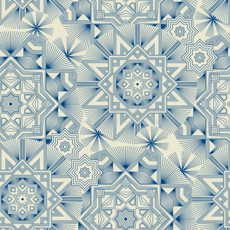 Sophisticated modern line style snowflakes seamless pattern for background, wrapping paper, fabric, surface design. Sophisticated modern line style snowflakes seamless pattern for background, wrapping paper, fabric, surface design